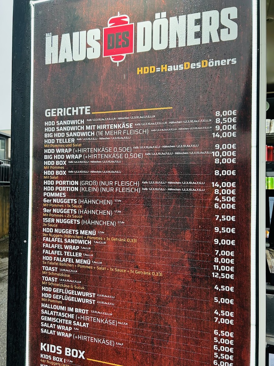 Haus des Döners Pforzheim II Photo Menu 1