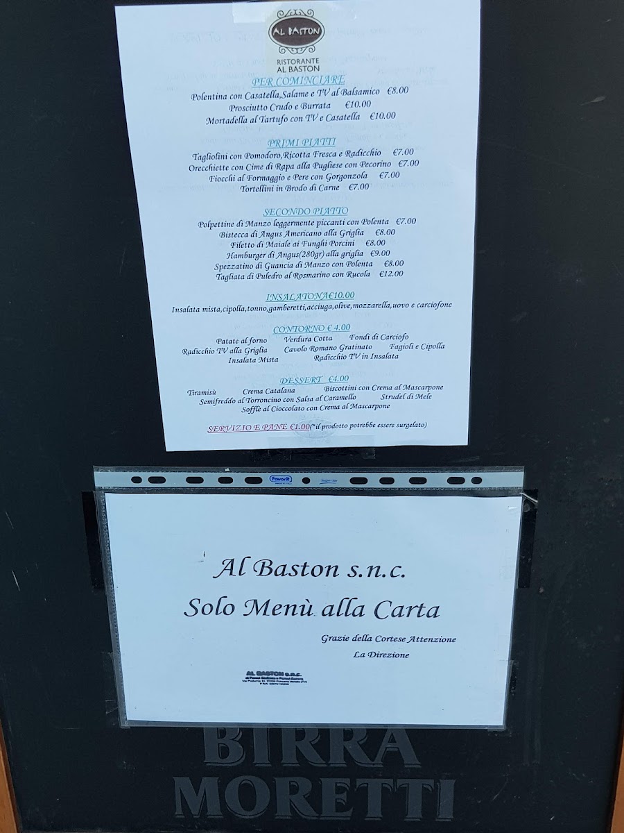 Al Baston Photo Menu 1
