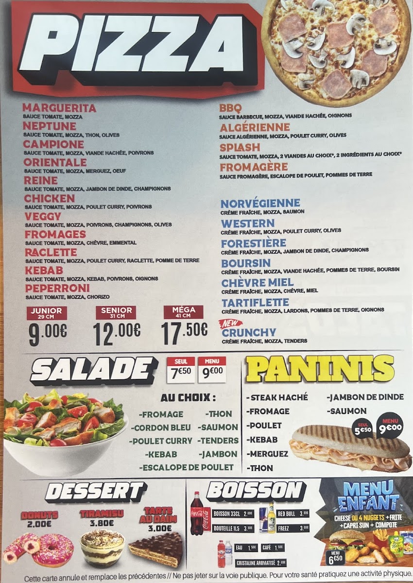 Splash Food Photo Menu 1