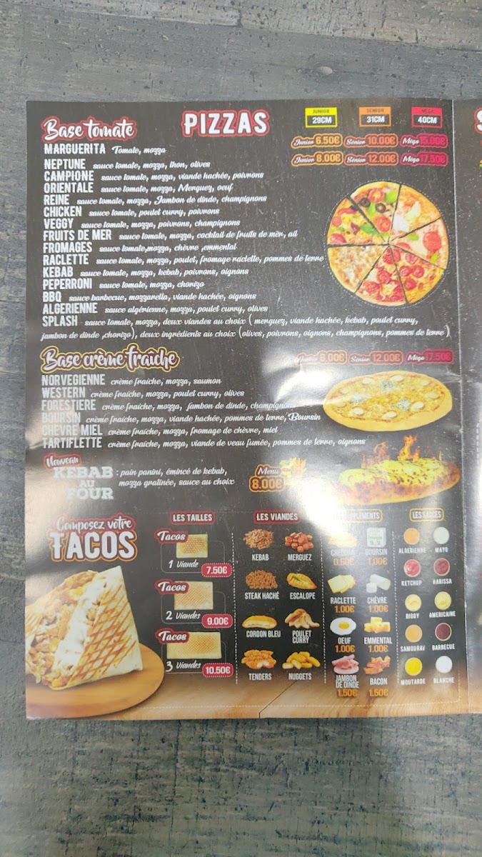 Splash Food Photo Menu 6