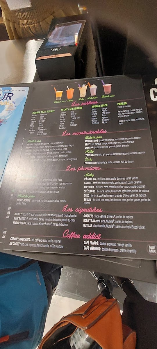 Thé black pearl : Bubble tea - Nice Photo Menu 3