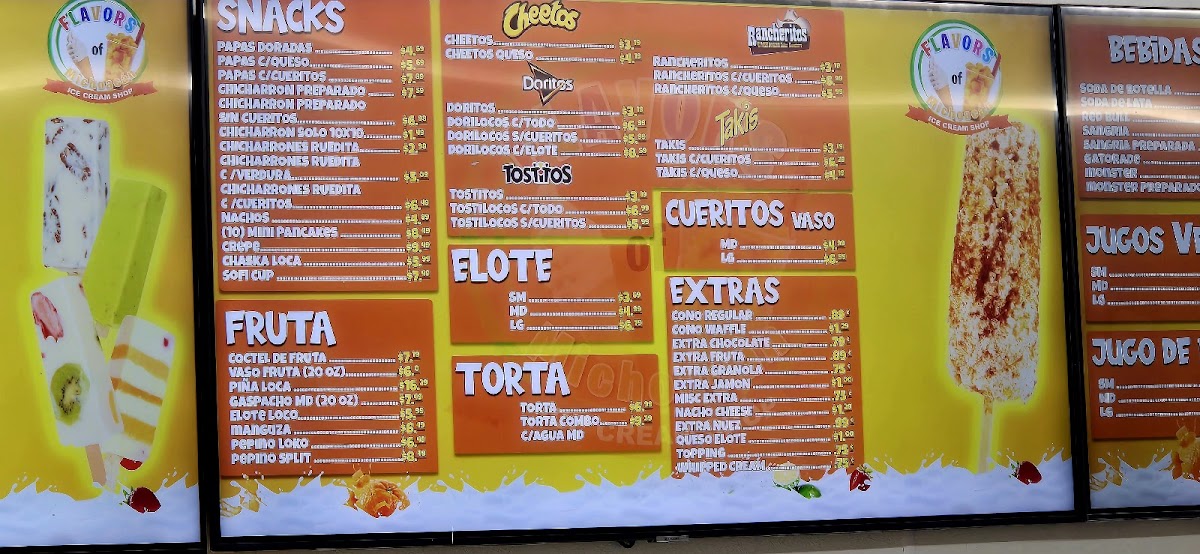Flavors of Michoacán Photo Menu 1