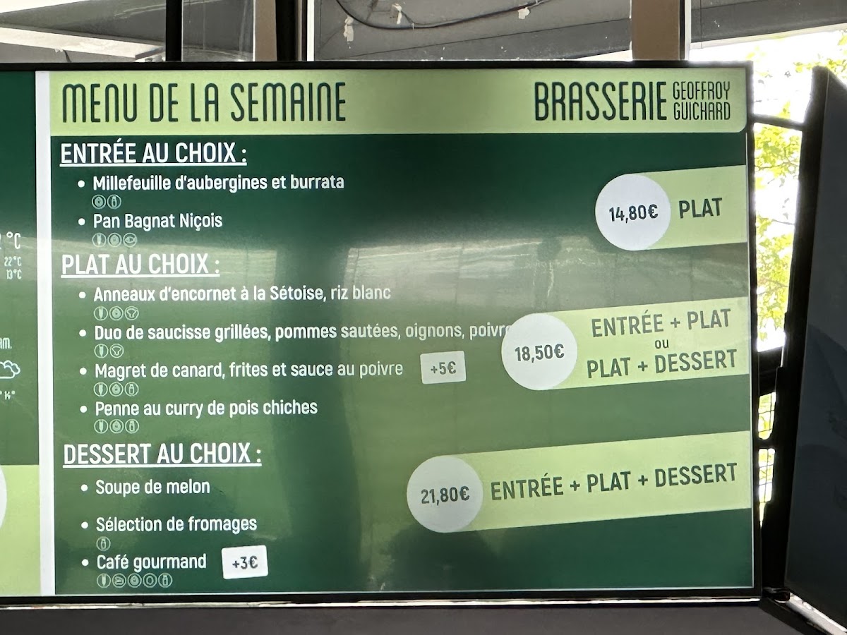Brasserie Geoffroy Guichard Photo Menu 3