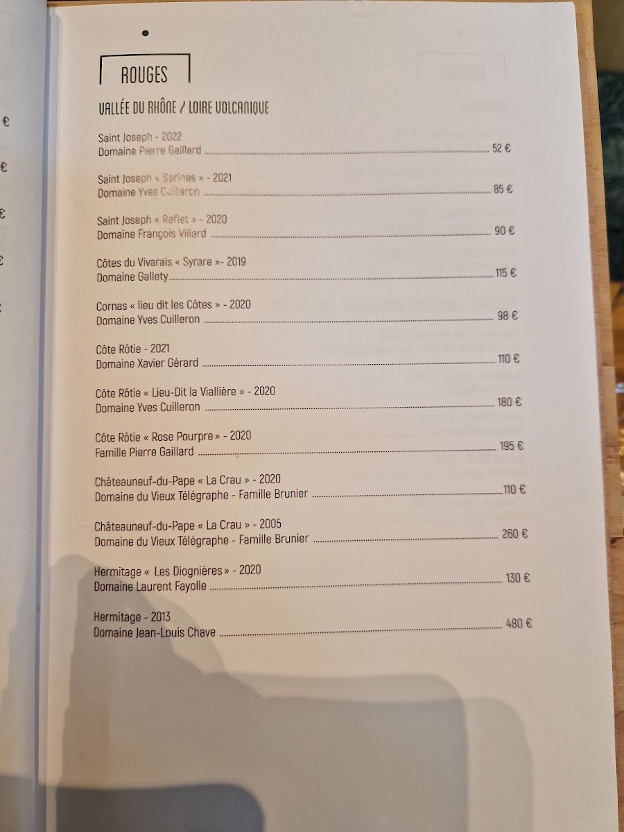 Brasserie Geoffroy Guichard Photo Menu 5
