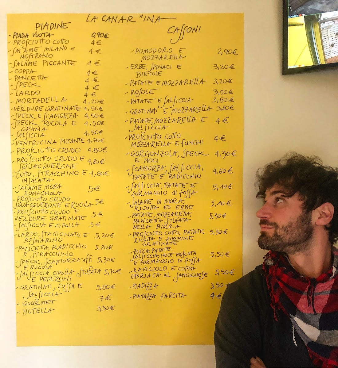 La Canar'Ina Photo Menu 2