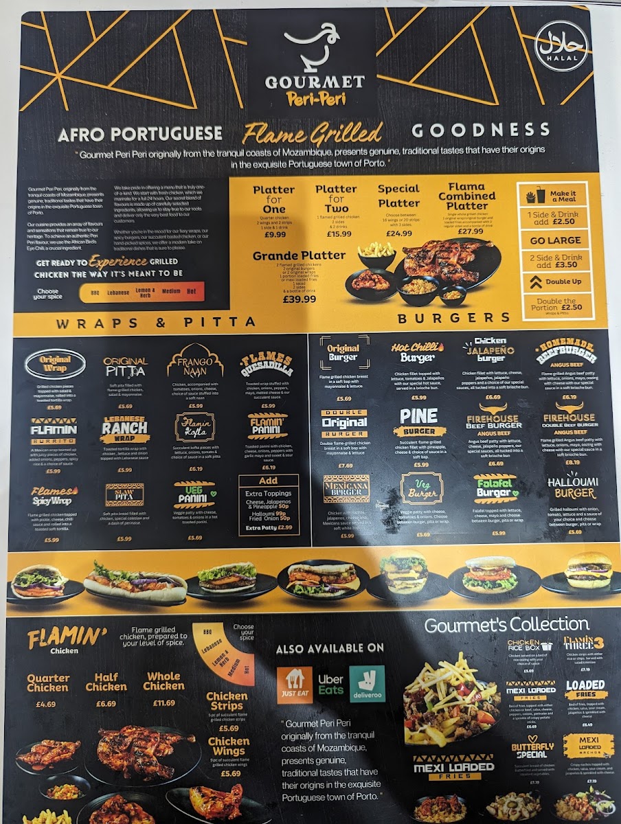 GOURMET PERI PERI Photo Menu 1