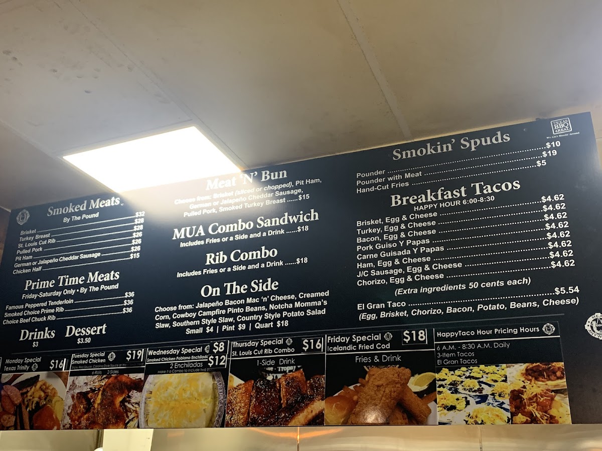 Meat U Anywhere BBQ Photo Menu 2