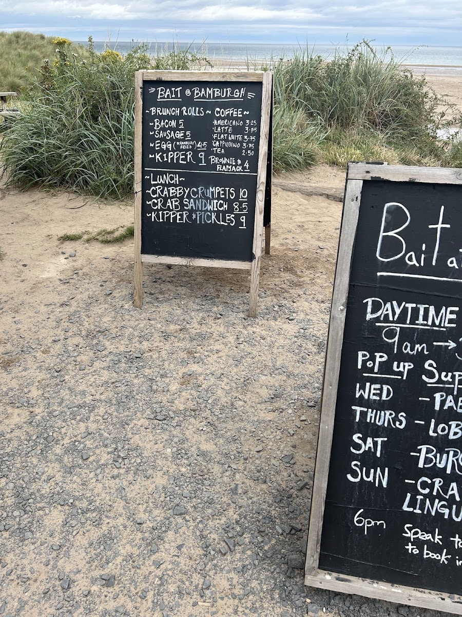 The Hut at Bamburgh Photo Menu 1