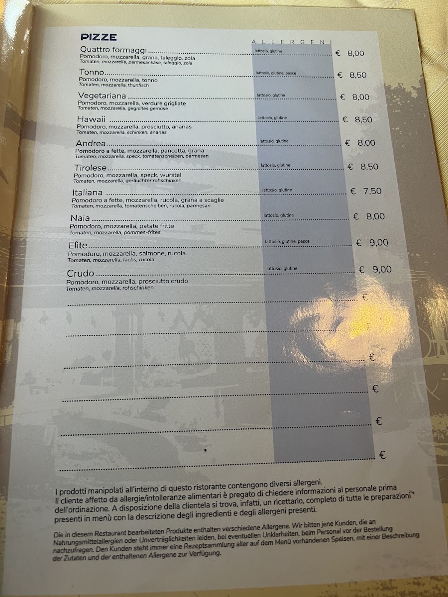 Ristorante Al Boschetto Photo Menu 1