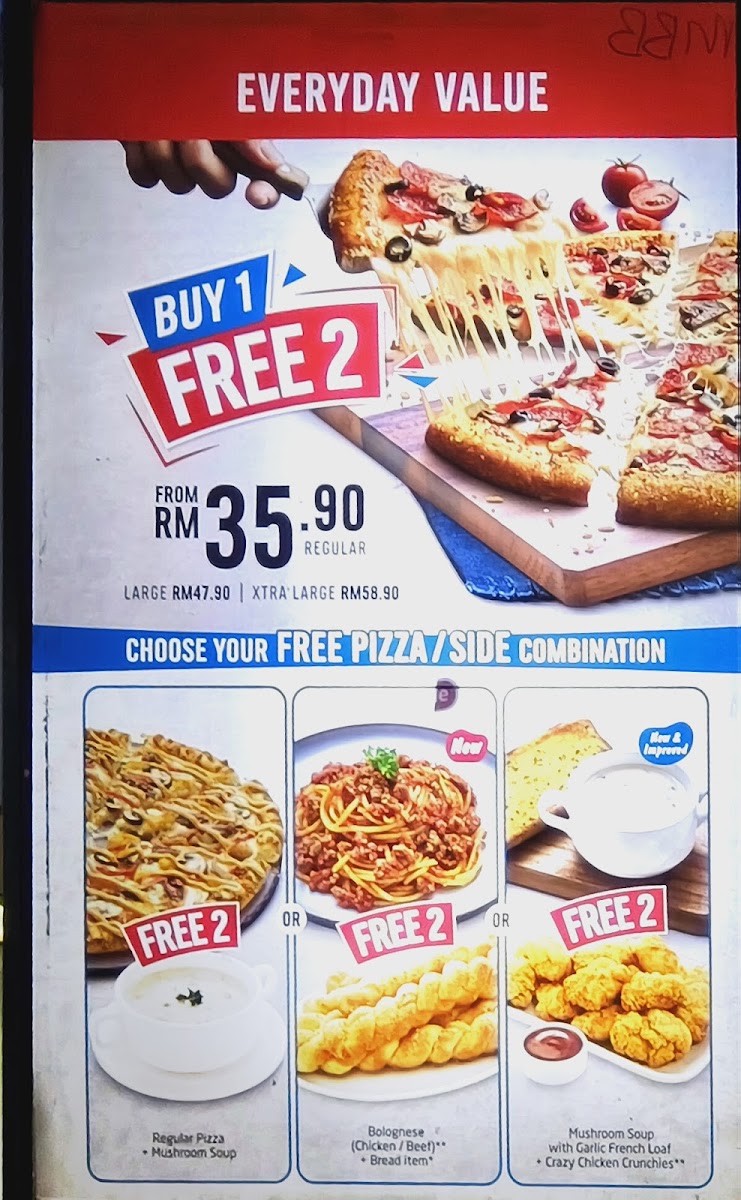 Domino's Bukit Baru Melaka Photo Menu 2
