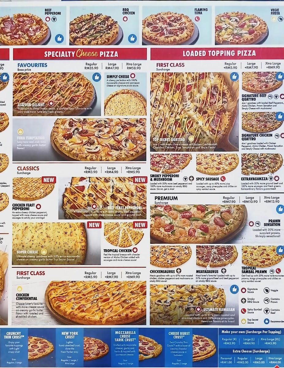 Domino's Bukit Baru Melaka Photo Menu 6