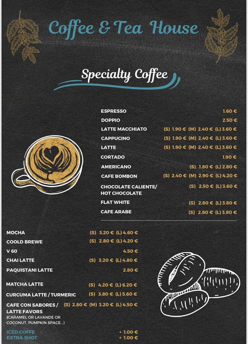 COFFEE & TEA HOUSE Photo Menu 1