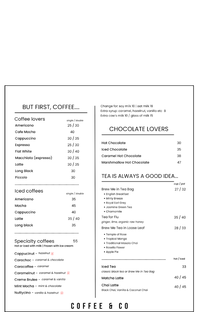 Kayu Cafe and Restaurant Photo Menu 2