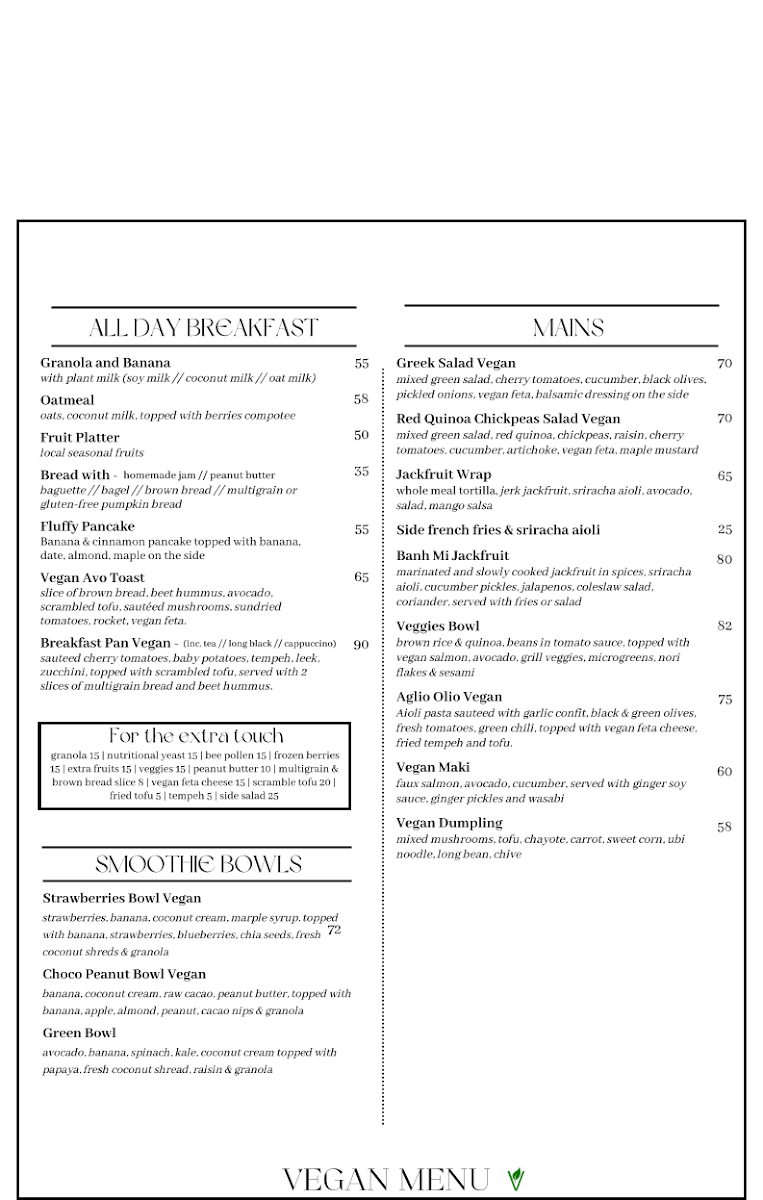 Kayu Cafe and Restaurant Photo Menu 6