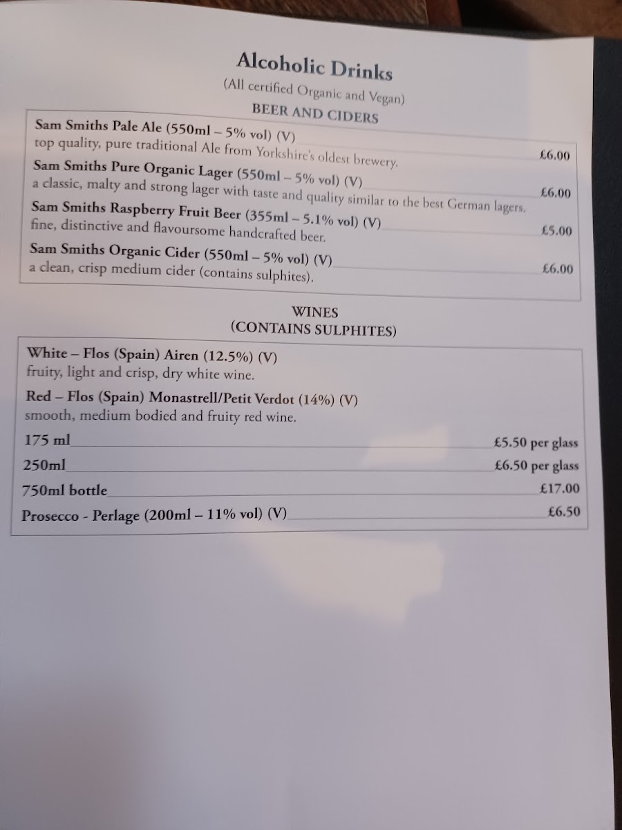 Gillam's Tearoom Ltd Photo Menu 1