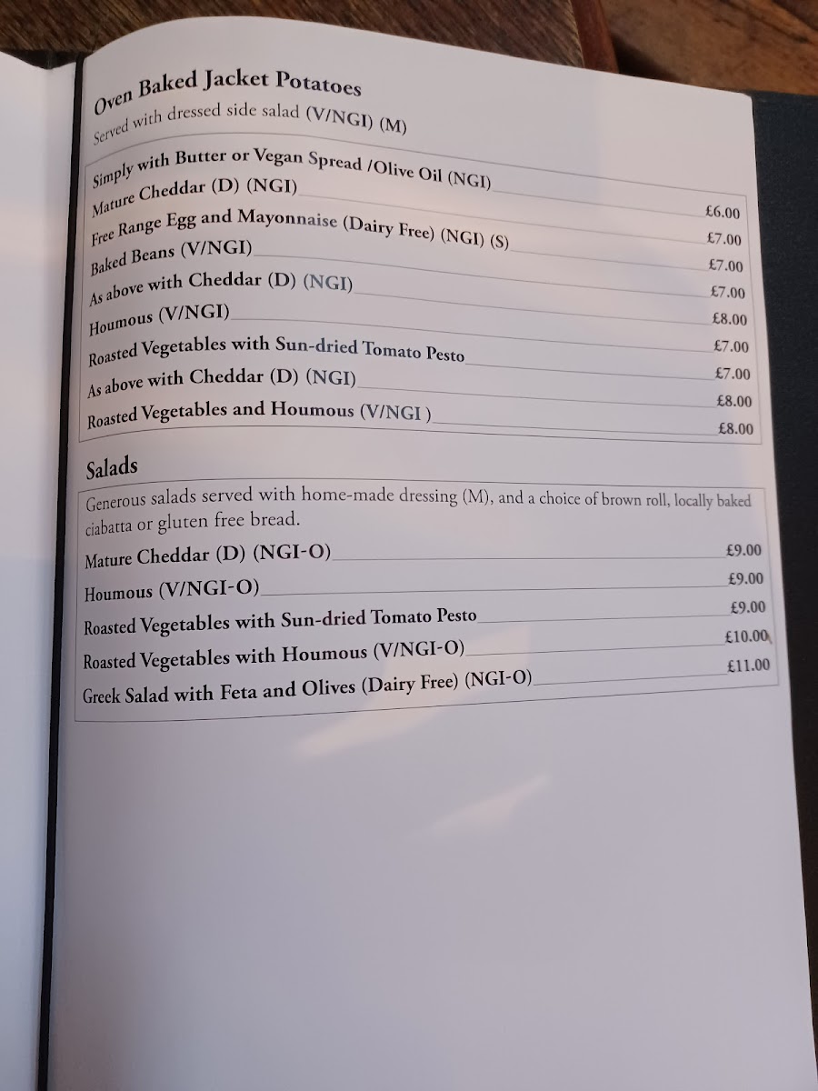 Gillam's Tearoom Ltd Photo Menu 7