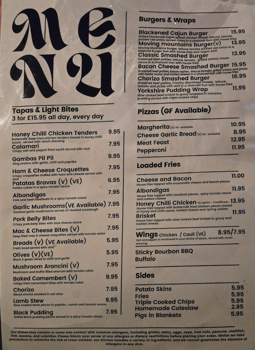 Abajo Bar & Grill Photo Menu 2