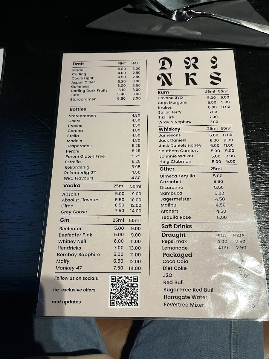 Abajo Bar & Grill Photo Menu 3
