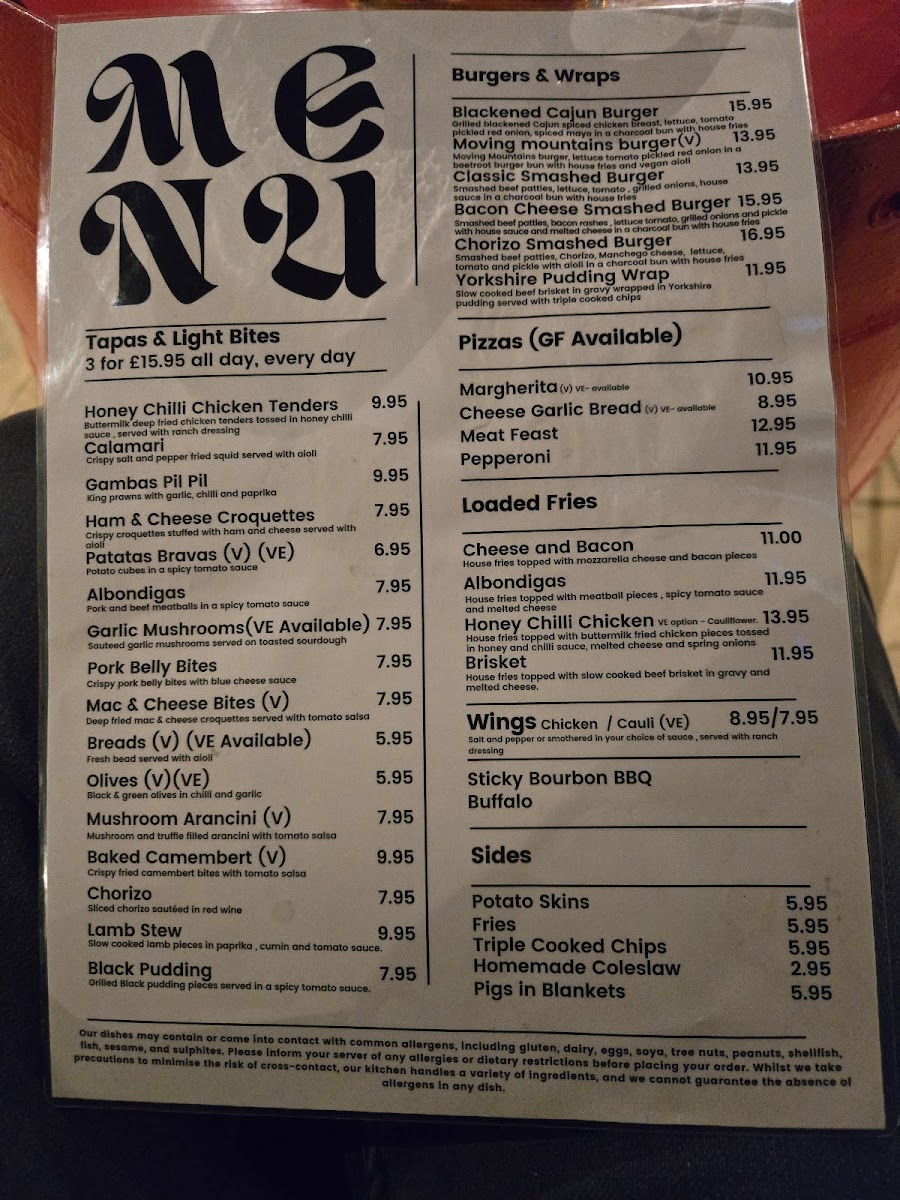 Abajo Bar & Grill Photo Menu 4