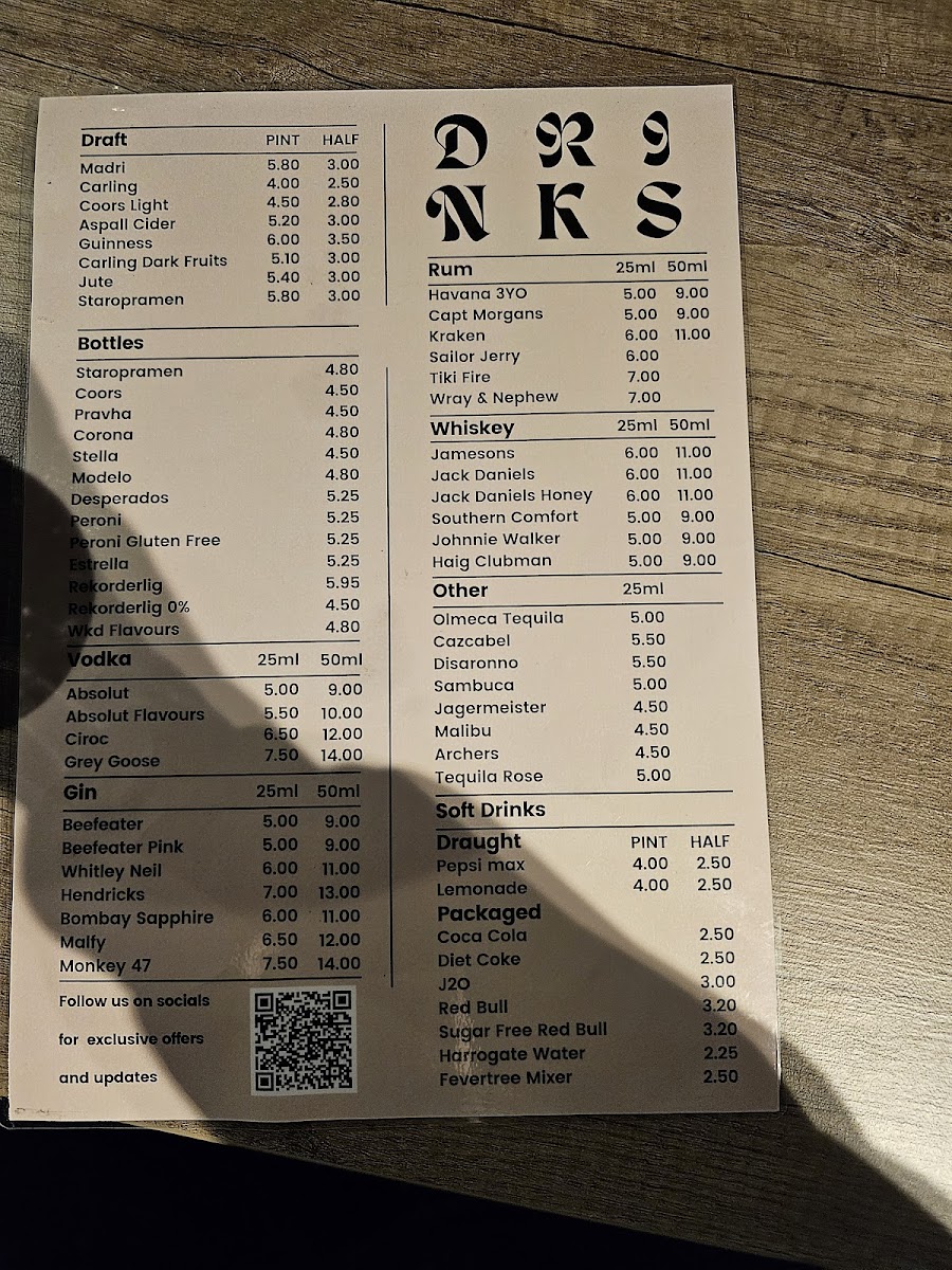 Abajo Bar & Grill Photo Menu 5
