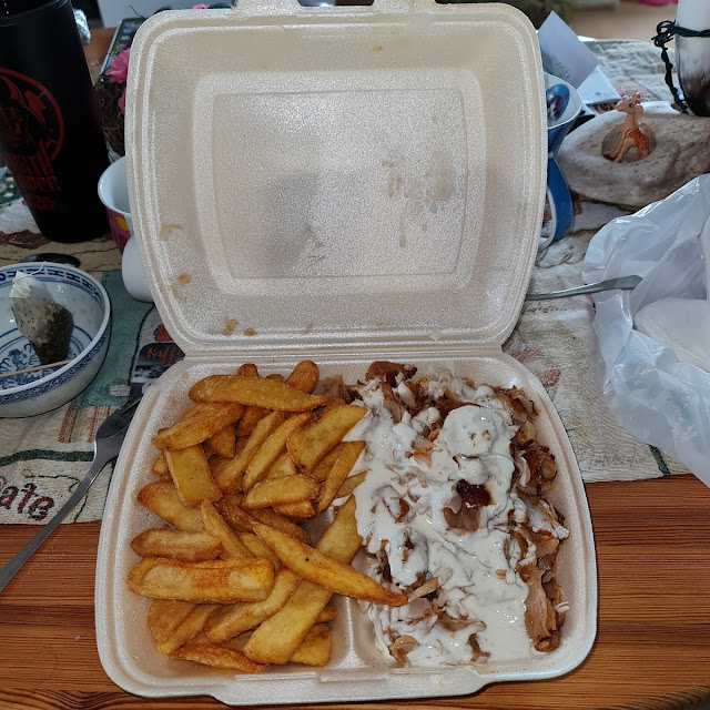 Kebab Mit Pommes Frites