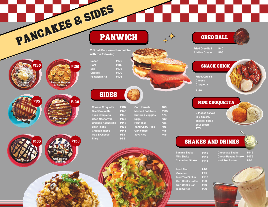 Urban Chick Photo Menu 1