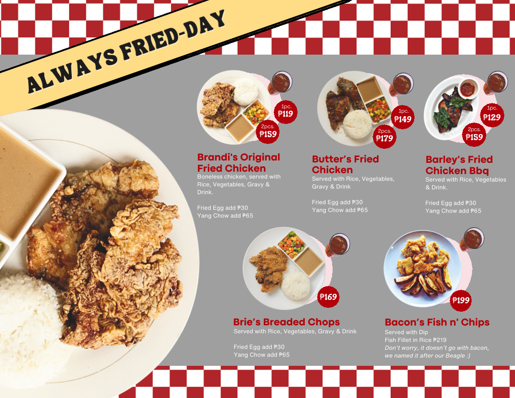 Urban Chick Photo Menu 6