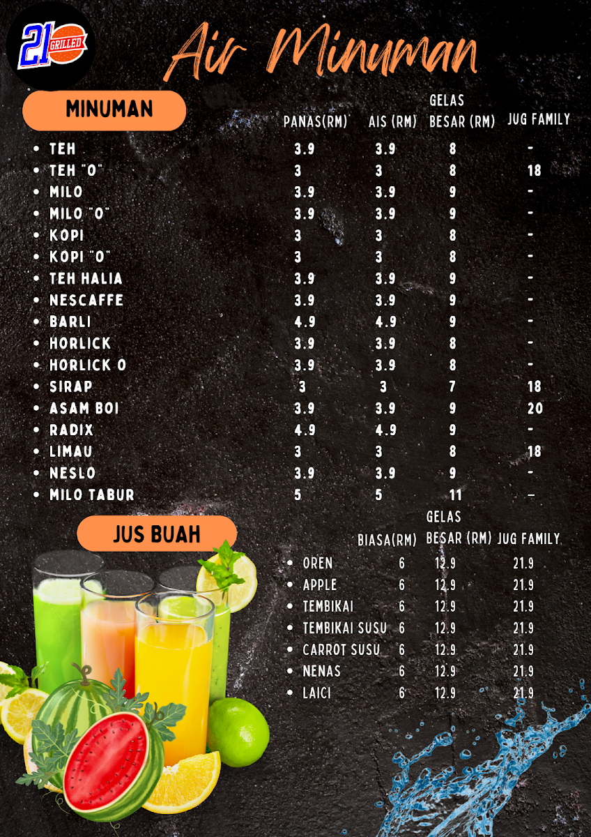 Restoran Pak Wan Taman Cempaka Photo Menu 3