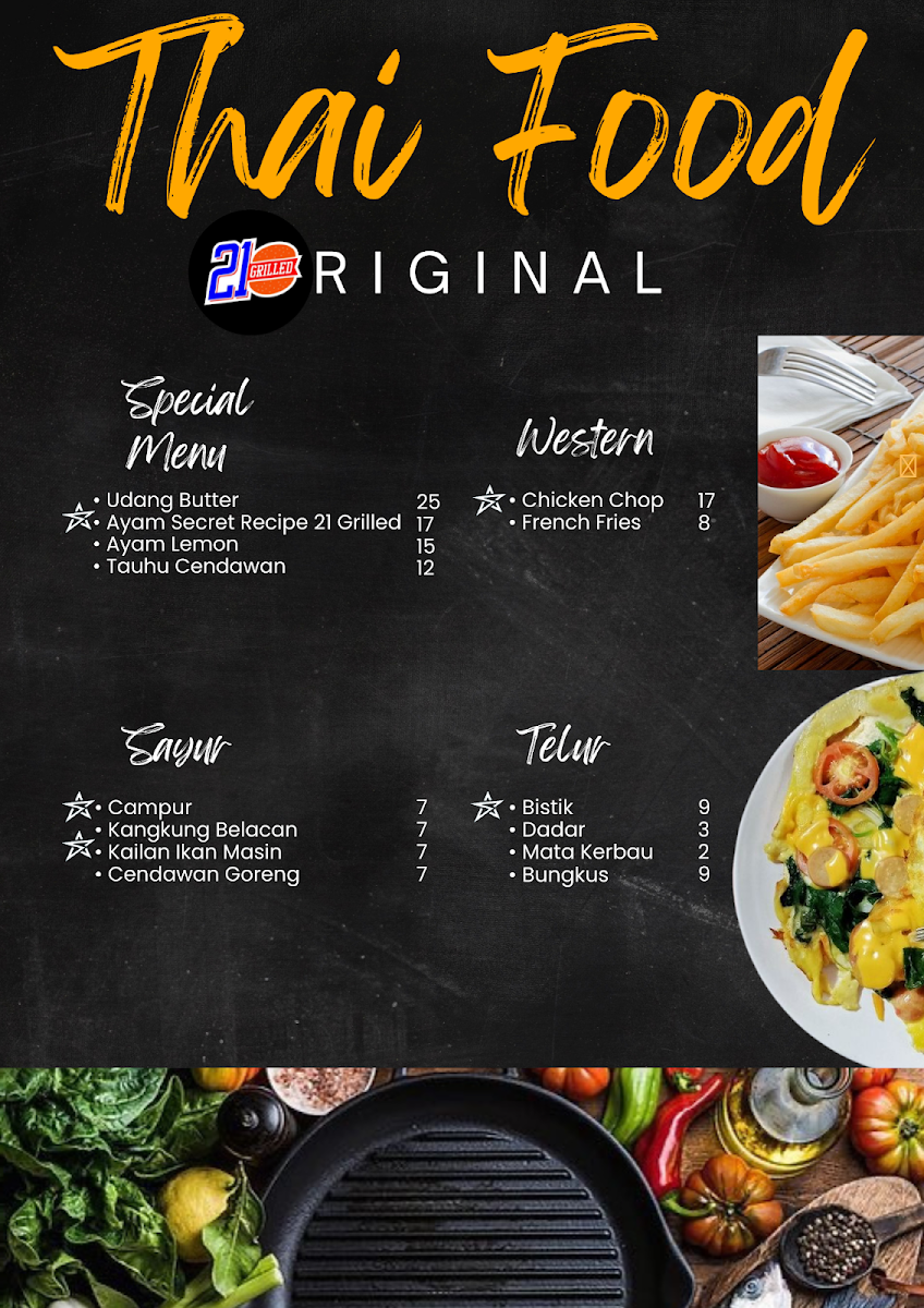 Restoran Pak Wan Taman Cempaka Photo Menu 5