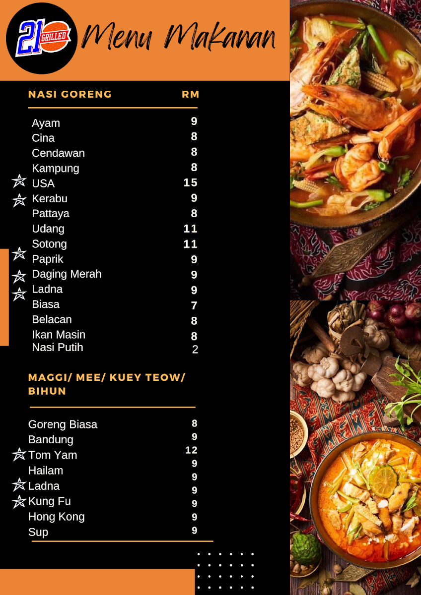 Restoran Pak Wan Taman Cempaka Photo Menu 9