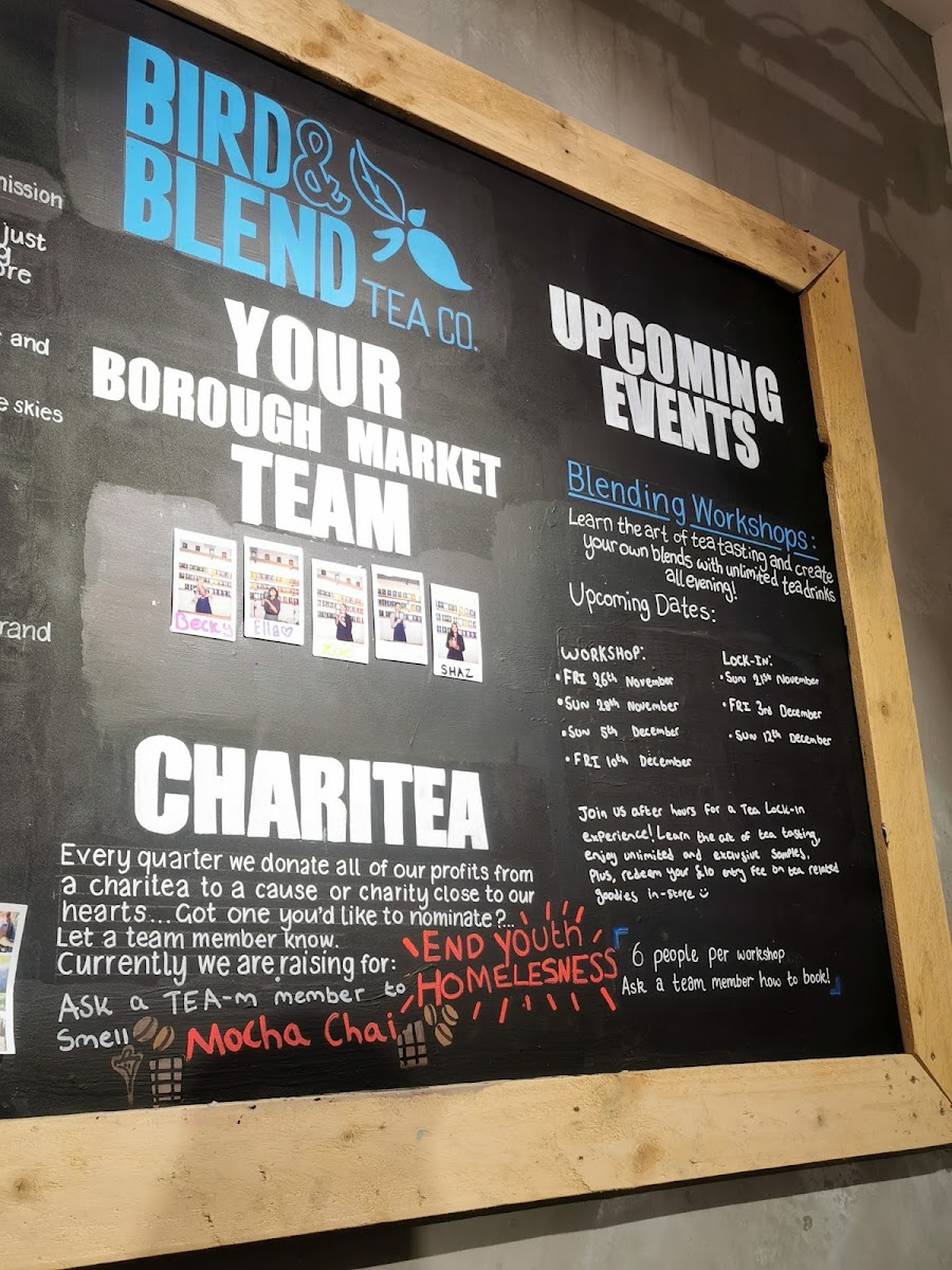Bird & Blend Tea Co. Photo Menu 8