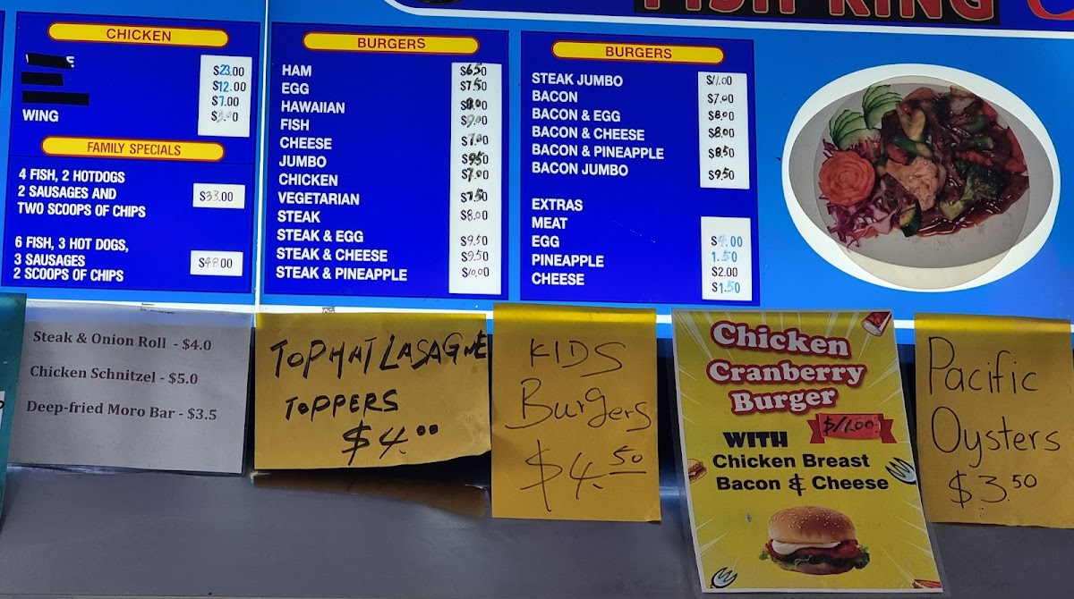 Fish King Chinese Restaurant & Takeaways Photo Menu 3
