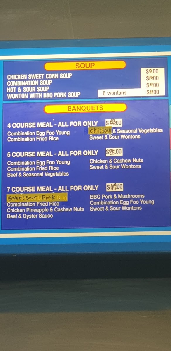 Fish King Chinese Restaurant & Takeaways Photo Menu 7