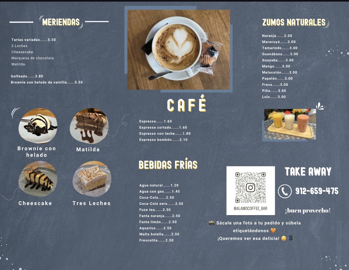 Álamo Coffee & Bar Photo Menu 2