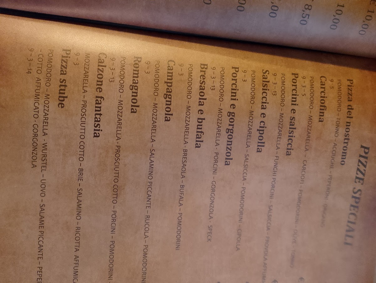 Pizzeria Gasthaus Stube 2 Photo Menu 4