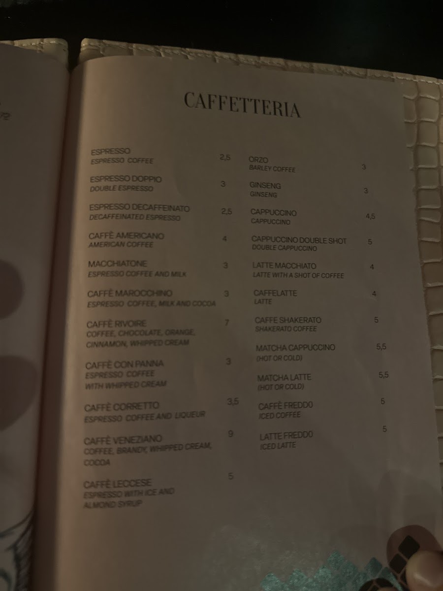 Rivoire Venezia Photo Menu 3
