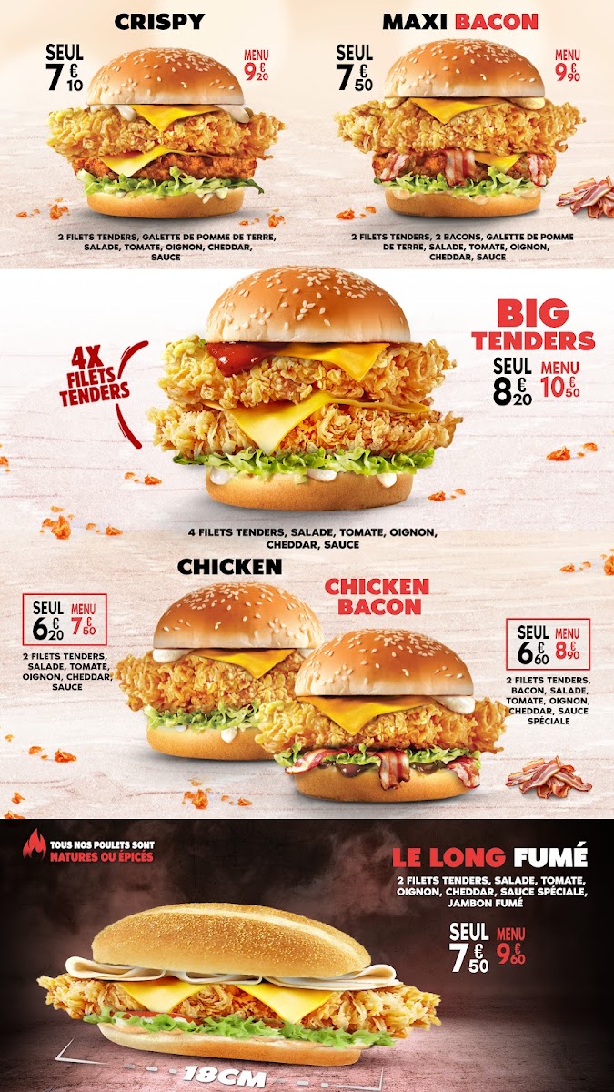 Chicken Drive Aix en Provence Photo Menu 3