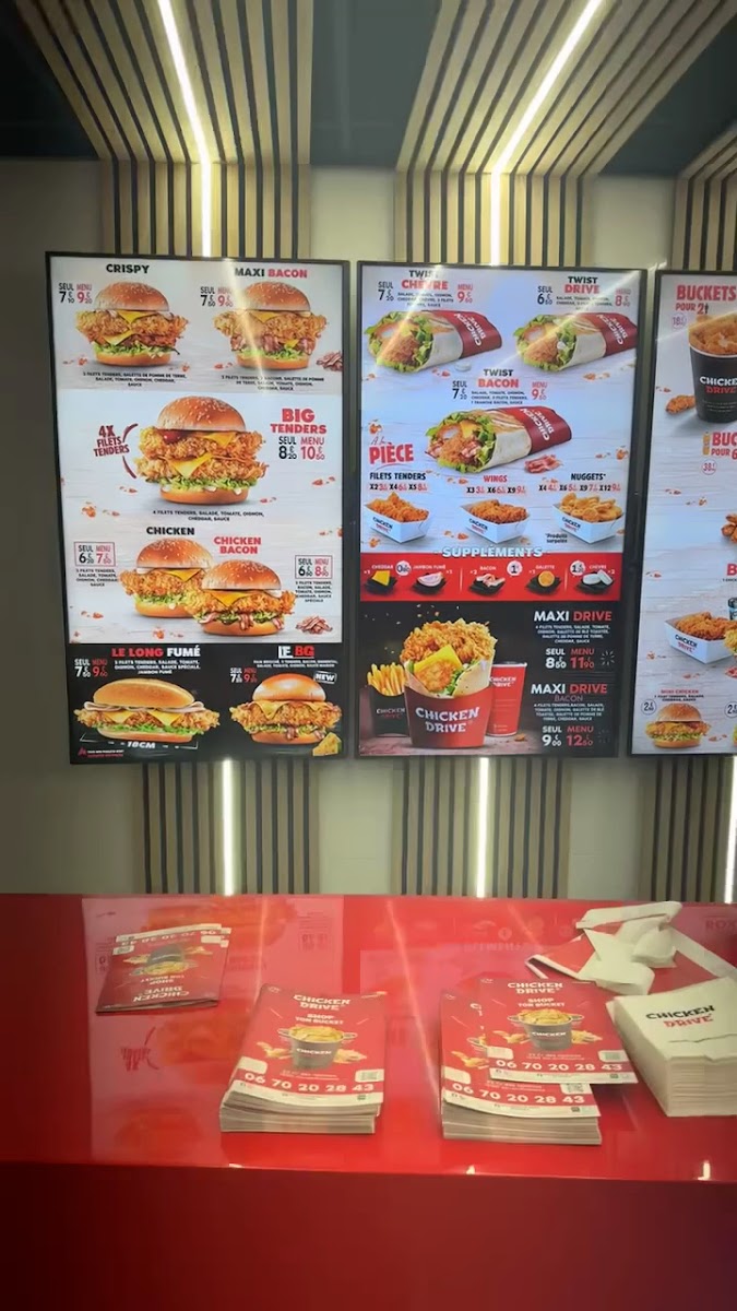 Chicken Drive Aix en Provence Photo Menu 6