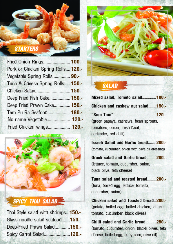 Moon House Beach Bar & Restaurant Photo Menu 4