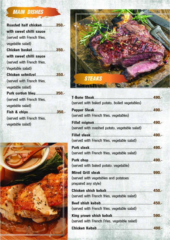 Moon House Beach Bar & Restaurant Photo Menu 9