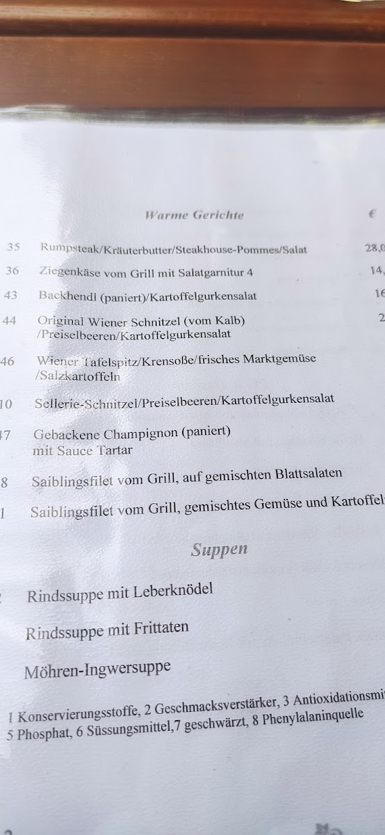 K.u.K. Weinhäuschen am Rhein Photo Menu 5