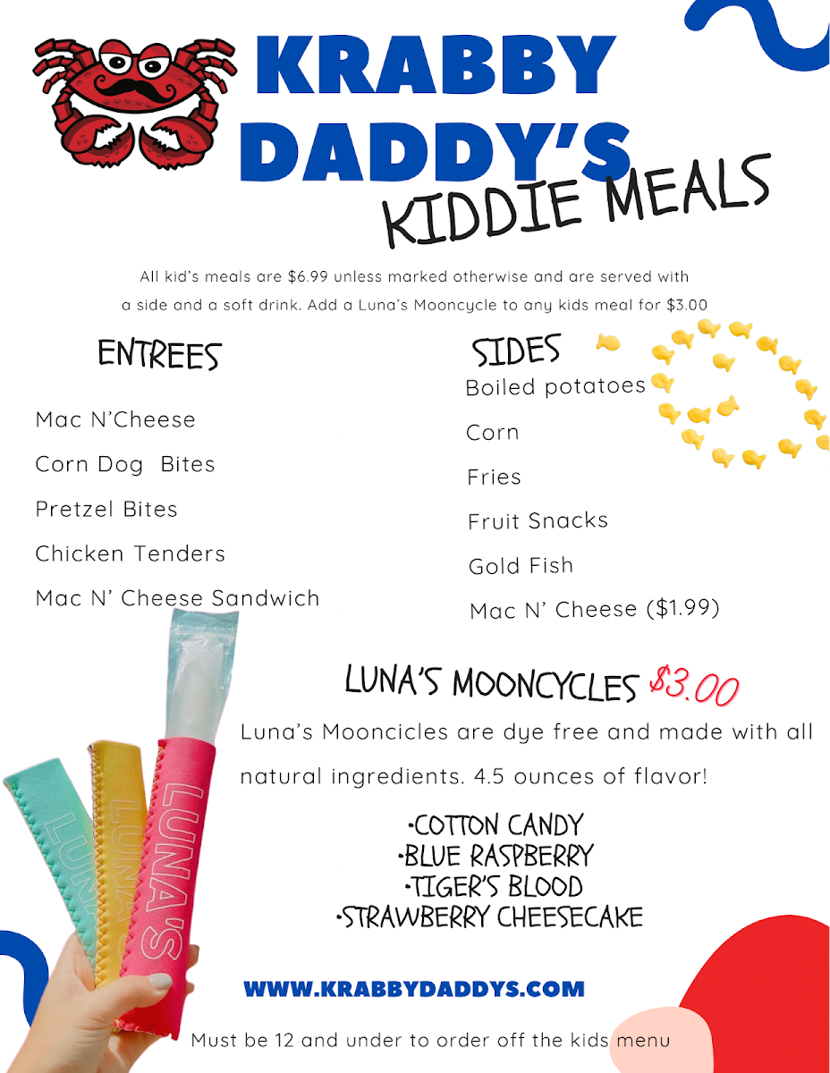 Krabby Daddy's Seafood Eatery Photo Menu 3
