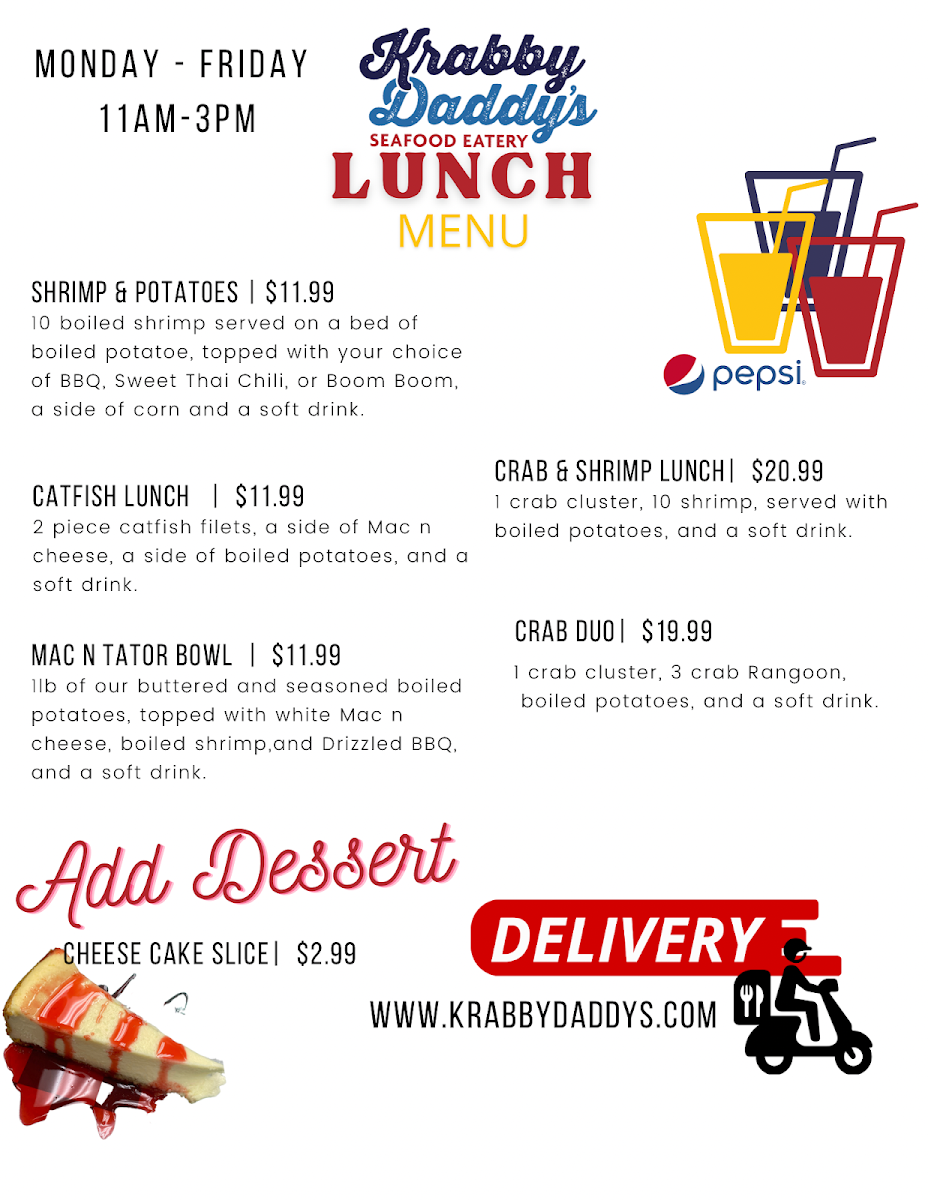 Krabby Daddy's Seafood Eatery Photo Menu 8