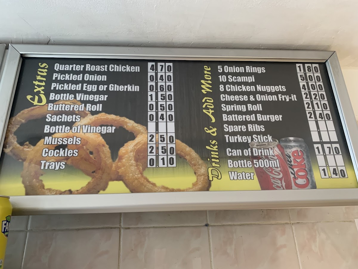Mermaid Fish Bar Photo Menu 1