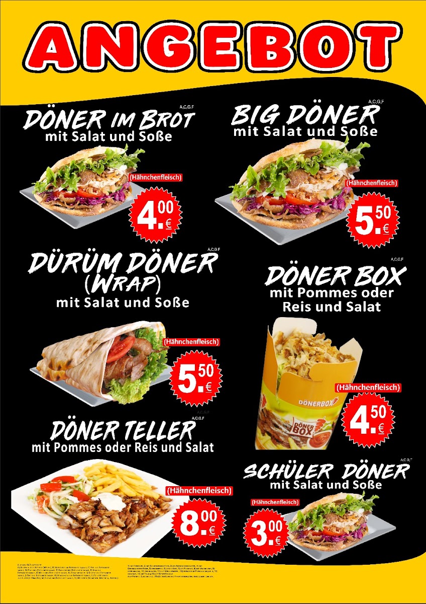 Mc.Döner & Pizza Photo Menu 1