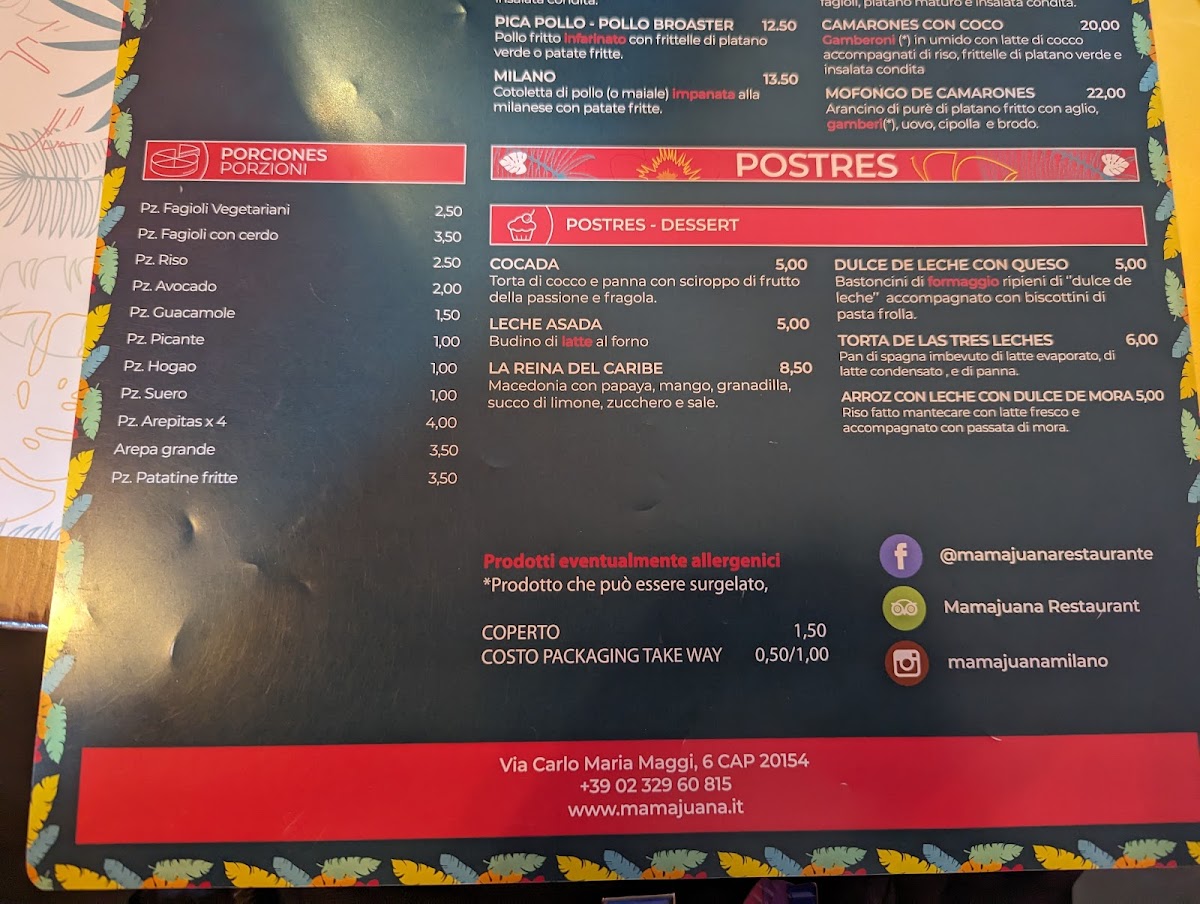 Mamajuana Photo Menu 3
