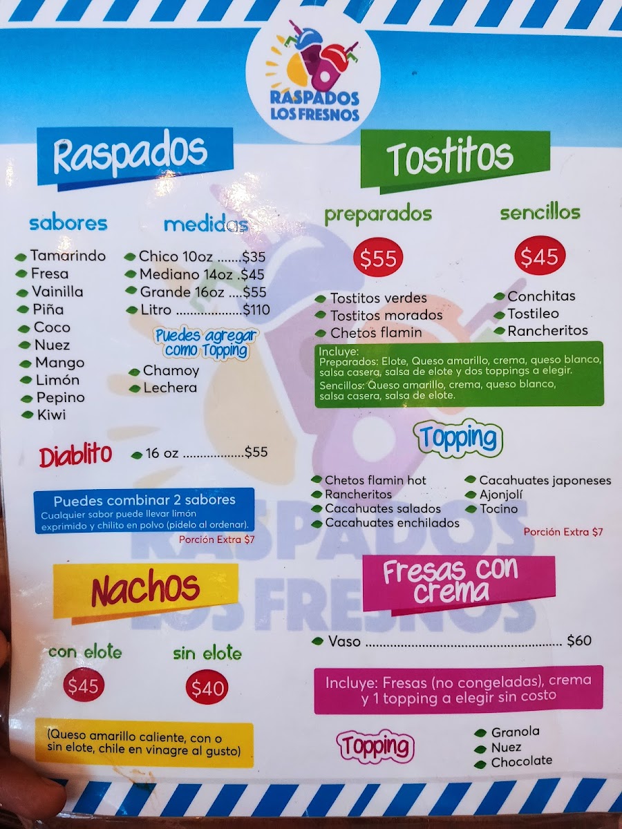 Raspados Los Fresnos Photo Menu 1