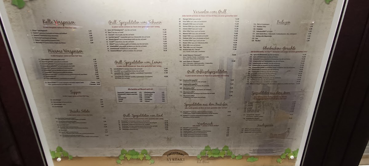 Restaurant Syrtaki Photo Menu 4