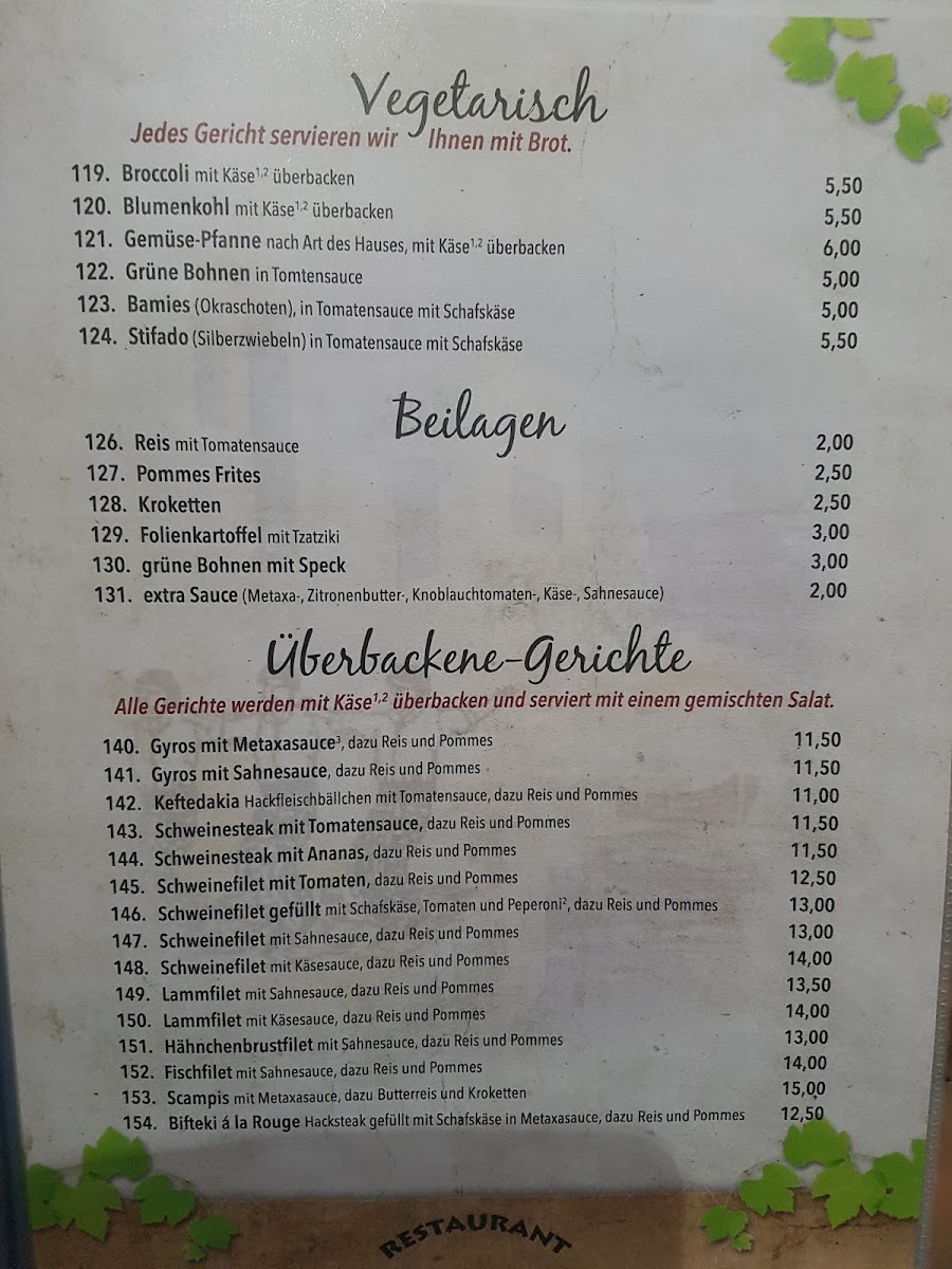 Restaurant Syrtaki Photo Menu 7