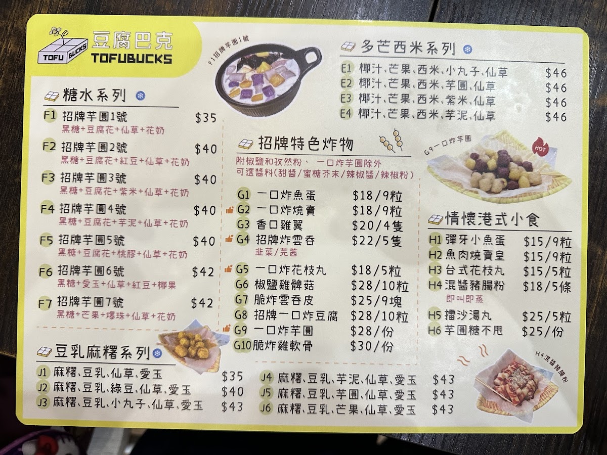 Tofubucks Photo Menu 8